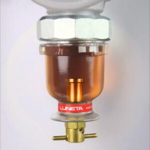 BS&W Bowl Tritan Brass Magnetic Drain Valve Spiral Loc