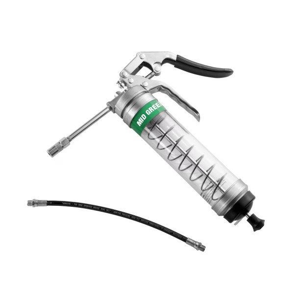 OilSafe Heavy Duty Pistol Grip Grease Gun CLEAR