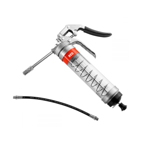 OilSafe Heavy Duty Pistol Grip Grease Gun CLEAR