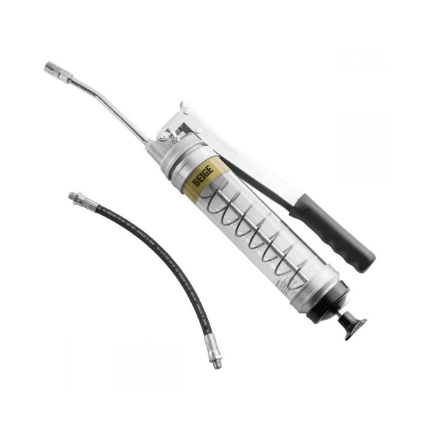 OilSafe Heavy Duty Side Lever Grease Gun CLEAR