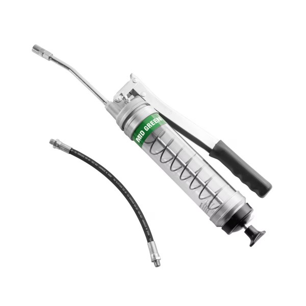 OilSafe Heavy Duty Side Lever Grease Gun CLEAR