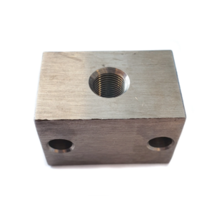 Grease Nipple Block Straight Stainless