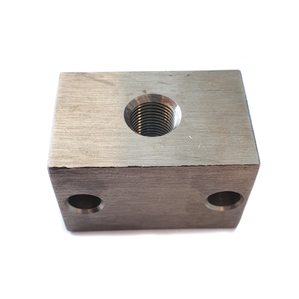 Grease Nipple Block Straight Stainless