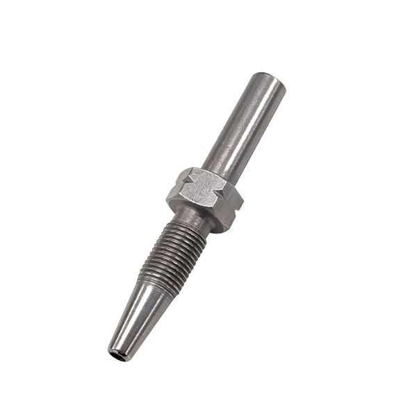 Hose Tail 6mm Straight - 30mm