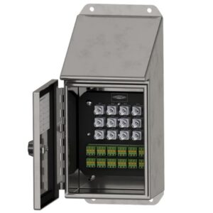 MX262 Connection Box BNC Stainless Steel Sloped Top