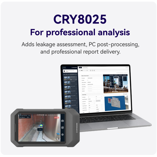 SDT Crysound 8020 Pocket-Sized Acoustic Camera